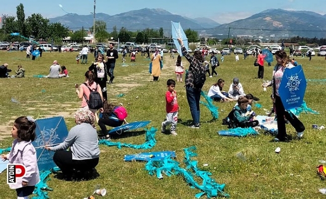 Çocuklar uçurtma şenliğinde buluştu