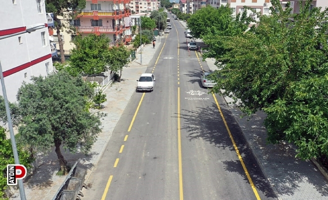 Aydın Büyükşehir Kuyucak'taki yol çalışmalarını tamamladı
