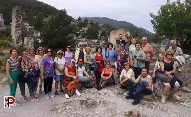 Aydınlı doğa severlerin rotası Fethiye oldu