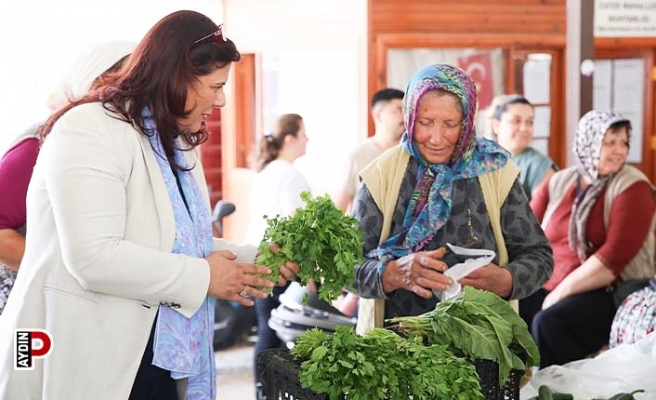Başkan Çerçioğlu, Sultanhisar Pazarı’nı ziyaret etti