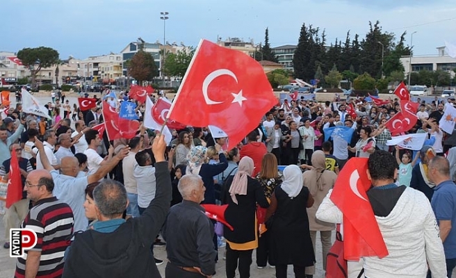 Erdoğan’ın zaferi Didim’de kutlandı
