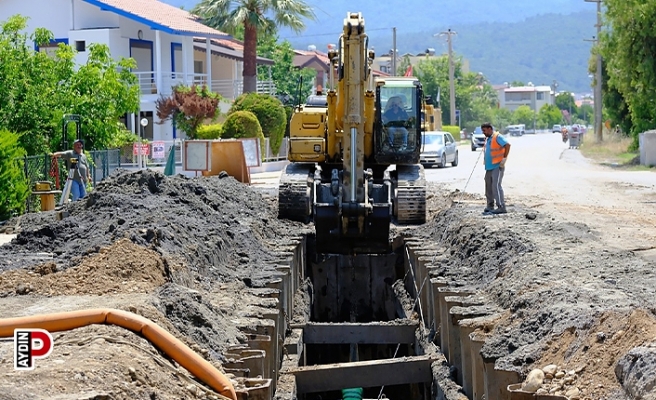 Aydın Büyükşehir Belediyesi altyapı çalışmalarında hız kesmiyor