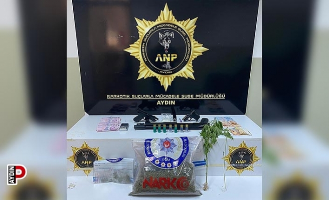 Aydın’da eş zamanlı uyuşturucu operasyonu