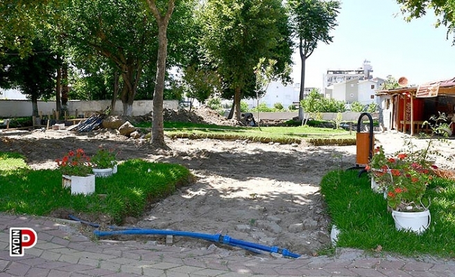 Güzelçamlı Mahallesi'ndeki park ve yeşil alanlar çoğalıyor
