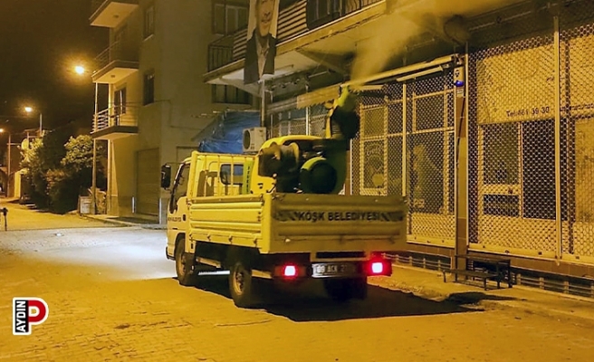 Köşk Belediyesi'nin sivrisinek mesaisi başladı