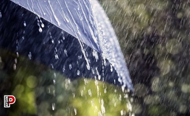 Meteoroloji'den Aydın'a gök gürültülü sağanak yağış uyarısı