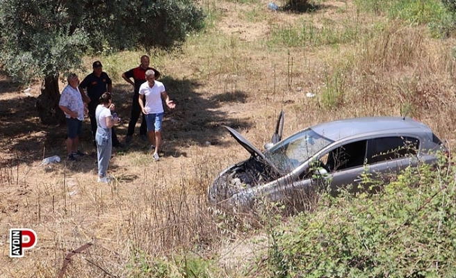 Otomobilin peşinden metrelerce koştu