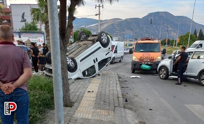 Söke'de trafik kazası; 1'i çocuk 5 yaralı