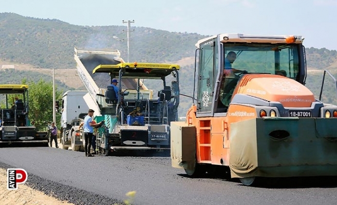 Umurlu Armutlu yolu sıcak asfalta kavuştu