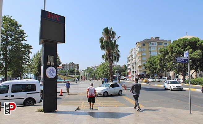 Aydın güne sıcak başladı