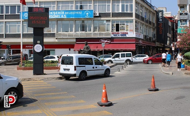 Aydın’da termometreler 38’i gösterdi, vatandaşlar gölgeye sığındı