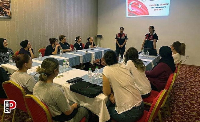 Çineli kadınlar 'şiddete' karşı bilgilendirildi