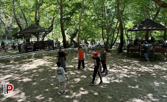 Gelenbe Mesire Alanı sıcak yaz günlerinde serinletiyor