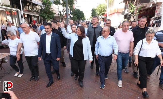 Başkan Çerçioğlu Nazilli'de vatandaşlarla bir araya geldi