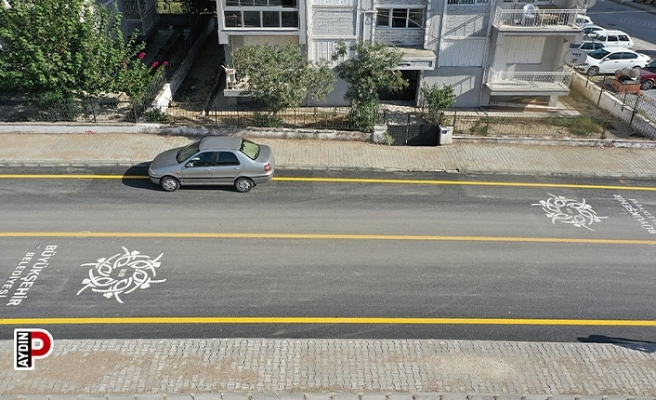 Söke Milli Egemenlik Caddesi’ni yenilendi