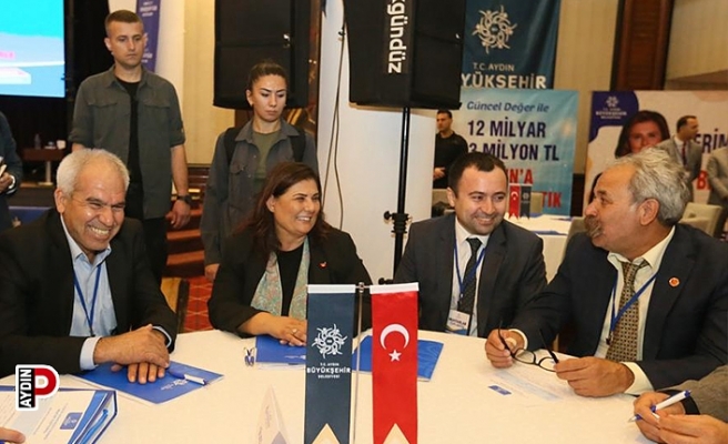 Başkan Çerçioğlu Aydınlı Muhtarlarla bir araya geldi