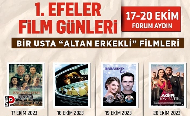 Efeler Belediyesi Film Günleri başlıyor