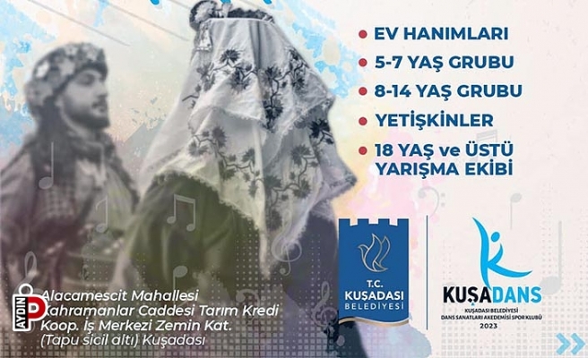Kuşadası Belediyesi Dans Sanatları Akademisi Spor Kulübünü açtı