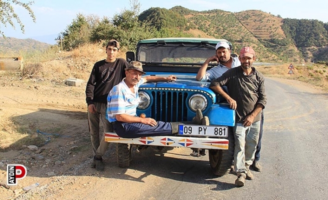 Yarım asırlık yeşil cipler hala çiftçinin gözdesi