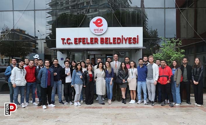 Efeler Belediyesi tıp öğrencilerini ağırladı