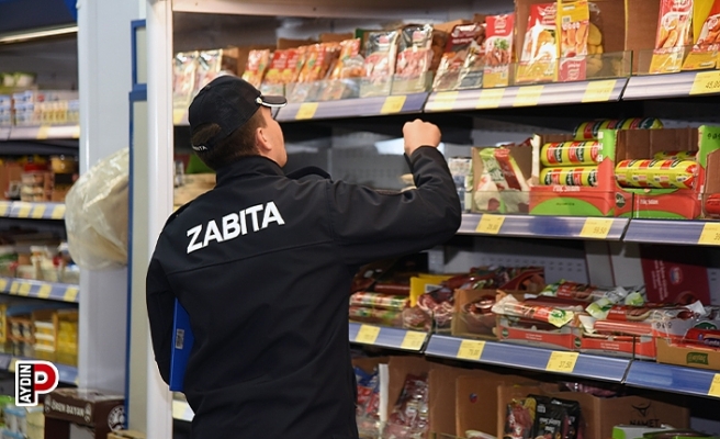 İncirliova’da zincir marketlere sıkı denetim