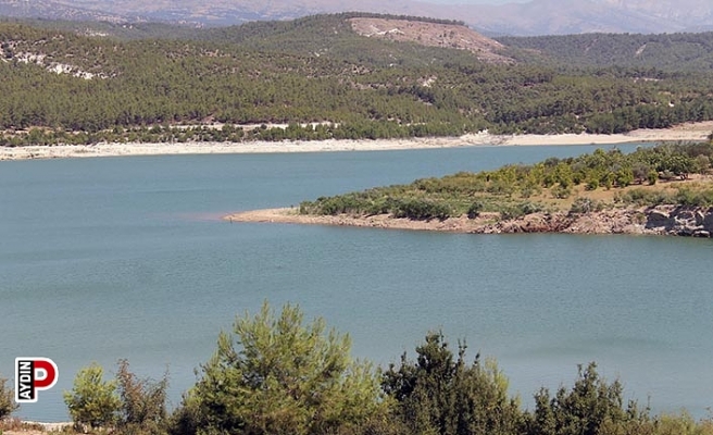 Karacasu Barajı’nda sular yüzde 35 azaldı
