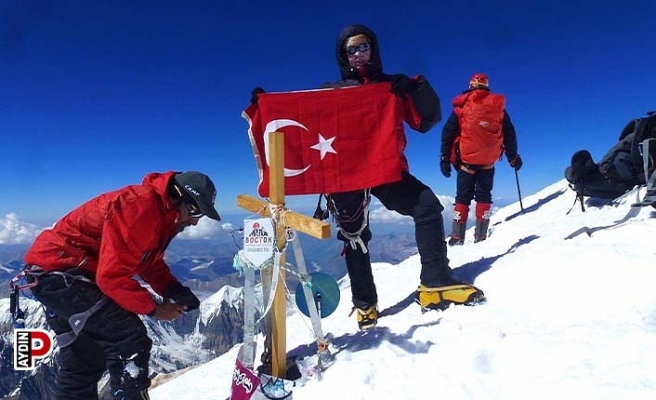 Aydınlı dağcının hedefi 8 bin