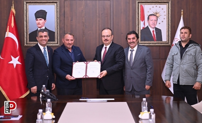 Kuşadası’na yapılacak okul için protokol imzalandı