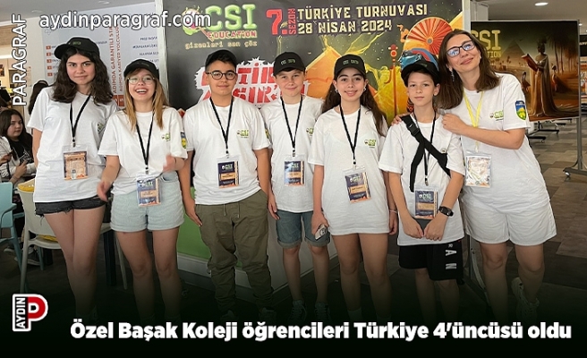 Özel Başak Koleji öğrencileri Türkiye 4'üncüsü oldu