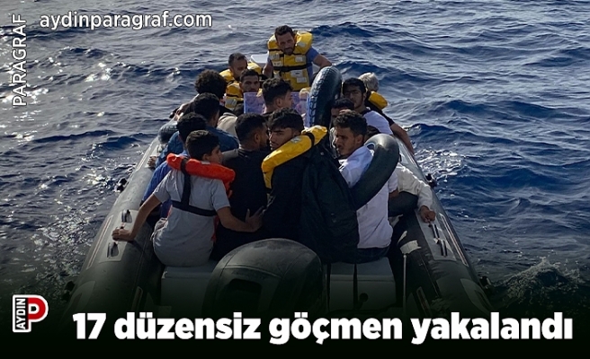 17 düzensiz göçmen yakalandı