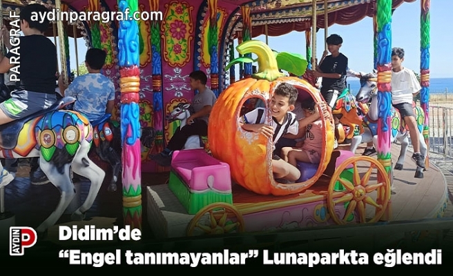 Didim’de “Engel tanımayanlar” Lunaparkta eğlendi