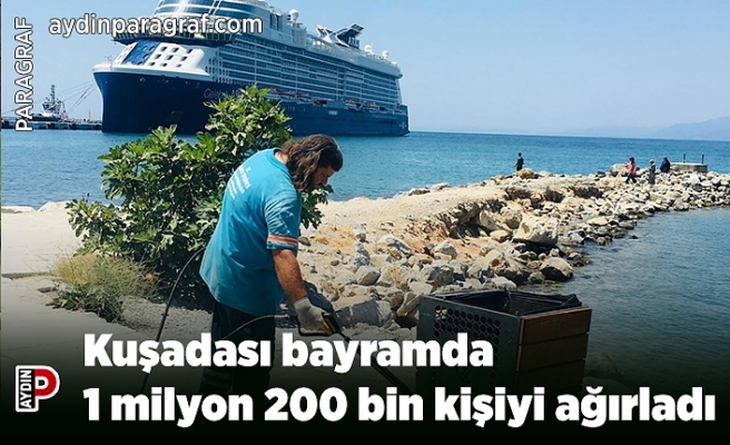 Kuşadası bayramda 1 milyon 200 bin kişiyi ağırladı