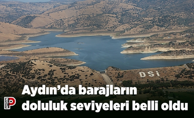 Aydın’da barajların doluluk seviyeleri belli oldu