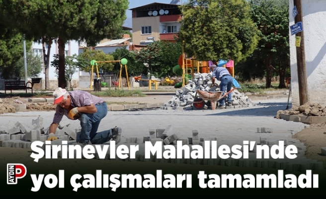 Şirinevler Mahallesi'nde yol çalışmaları tamamladı