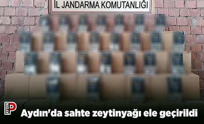 Aydın'da sahte zeytinyağı ele geçirildi