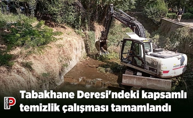 Tabakhane Deresi'ndeki kapsamlı temizlik çalışması tamamlandı