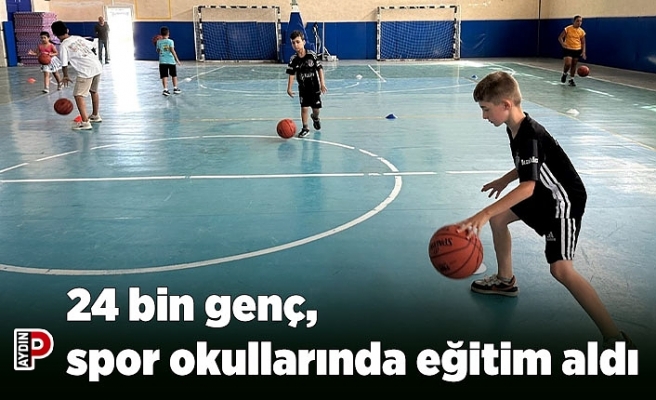 24 bin genç, spor okullarında eğitim aldı