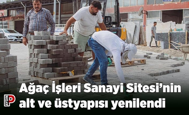 Ağaç İşleri Sanayi Sitesi’nin alt ve üstyapısı yenilendi