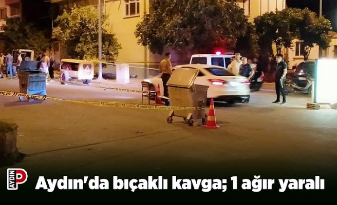 Aydın'da bıçaklı kavga; 1 ağır yaralı