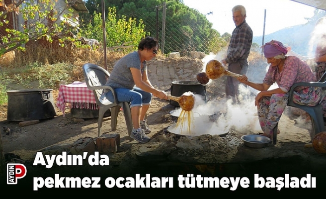 Aydın'da pekmez ocakları tütmeye başladı