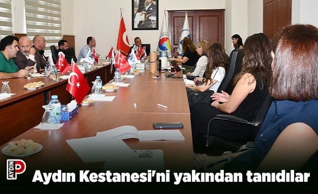 Aydın Kestanesi'ni yakından tanıdılar