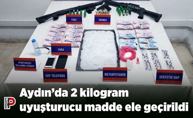 Aydın’da 2 kilogram uyuşturucu madde ele geçirildi