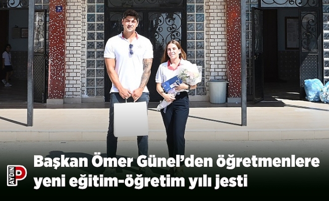 Başkan Ömer Günel’den öğretmenlere yeni eğitim-öğretim yılı jesti