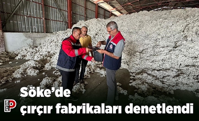Söke’de çırçır fabrikaları denetlendi