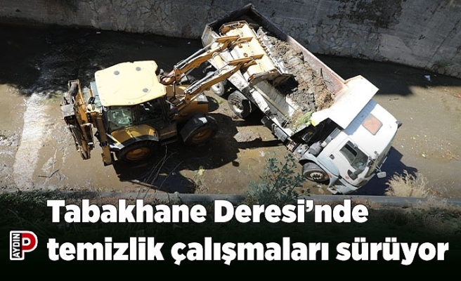 Tabakhane Deresi’nde temizlik çalışmaları sürüyor