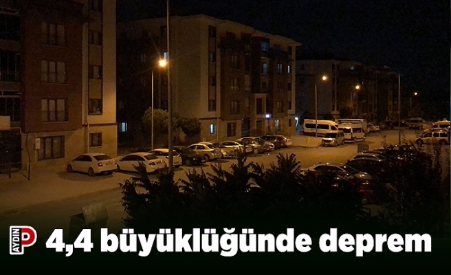 4,4 büyüklüğünde deprem
