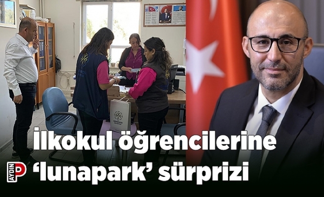 İlkokul öğrencilerine ‘lunapark’ sürprizi