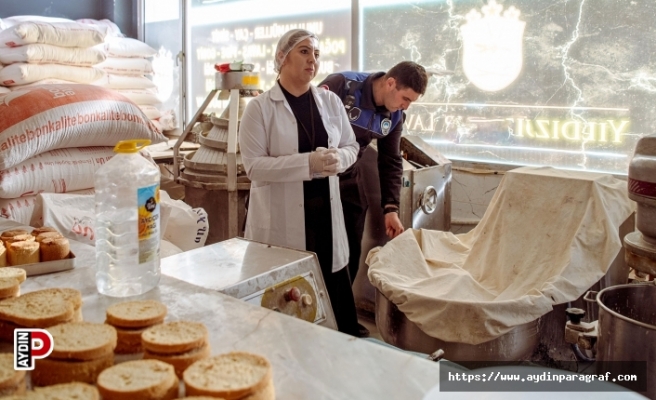 KUŞADASI BELEDİYESİ’NDEN EKMEK FIRINLARINA HİJYEN VE GRAMAJ DENETİMİ