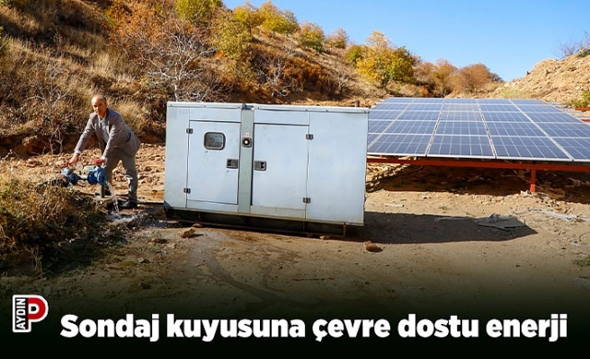 Sondaj kuyusuna çevre dostu enerji