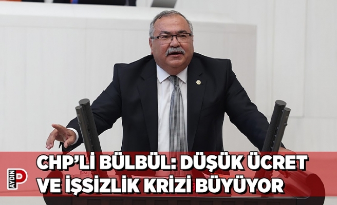 CHP’Lİ BÜLBÜL: DÜŞÜK ÜCRET VE İŞSİZLİK KRİZİ BÜYÜYOR